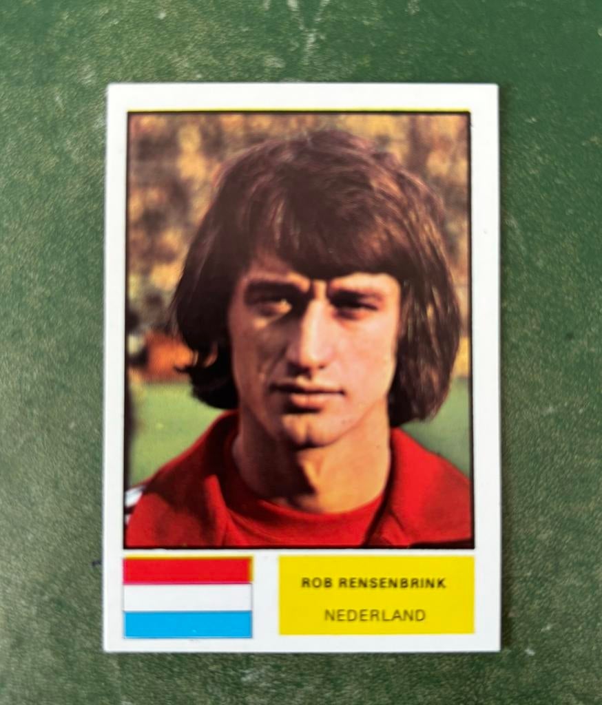 Voetbalplaatje Vanderhout Rob Rensenbrink WK 1974, Verzamelen, Verzenden, Zo goed als nieuw