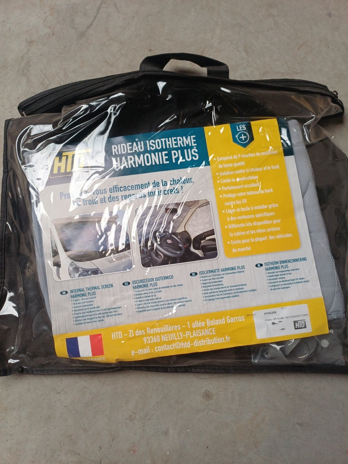Hoes voor camper, Ophalen