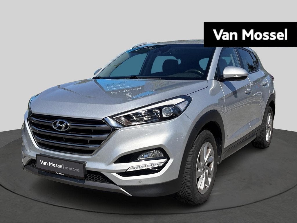 Hyundai Tucson 1.6 T-GDi 4x4 DCT, Auto's, Hyundai, Automaat, Stof, Gebruikt, Euro 6