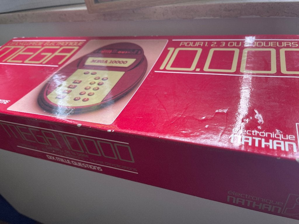 NATHAN vintage - jeu électronique MEGA 10 000, Envoi, Comme neuf