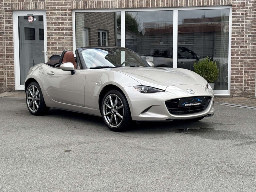 Mazda MX-5 2.0 ND KAZARI / 17000km / Fabriekswb, Autos, Mazda, Cuir, Entreprise, Boîte manuelle, Entretenue par le concessionnaire