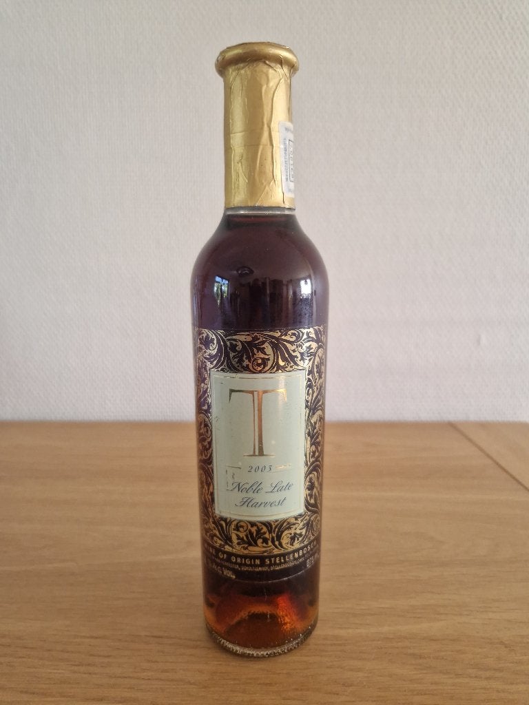 T - Noble Late Harvest - 2003 - Chenin blanc - 375 ml, Afrika, Nieuw, Ophalen of Verzenden, Witte wijn