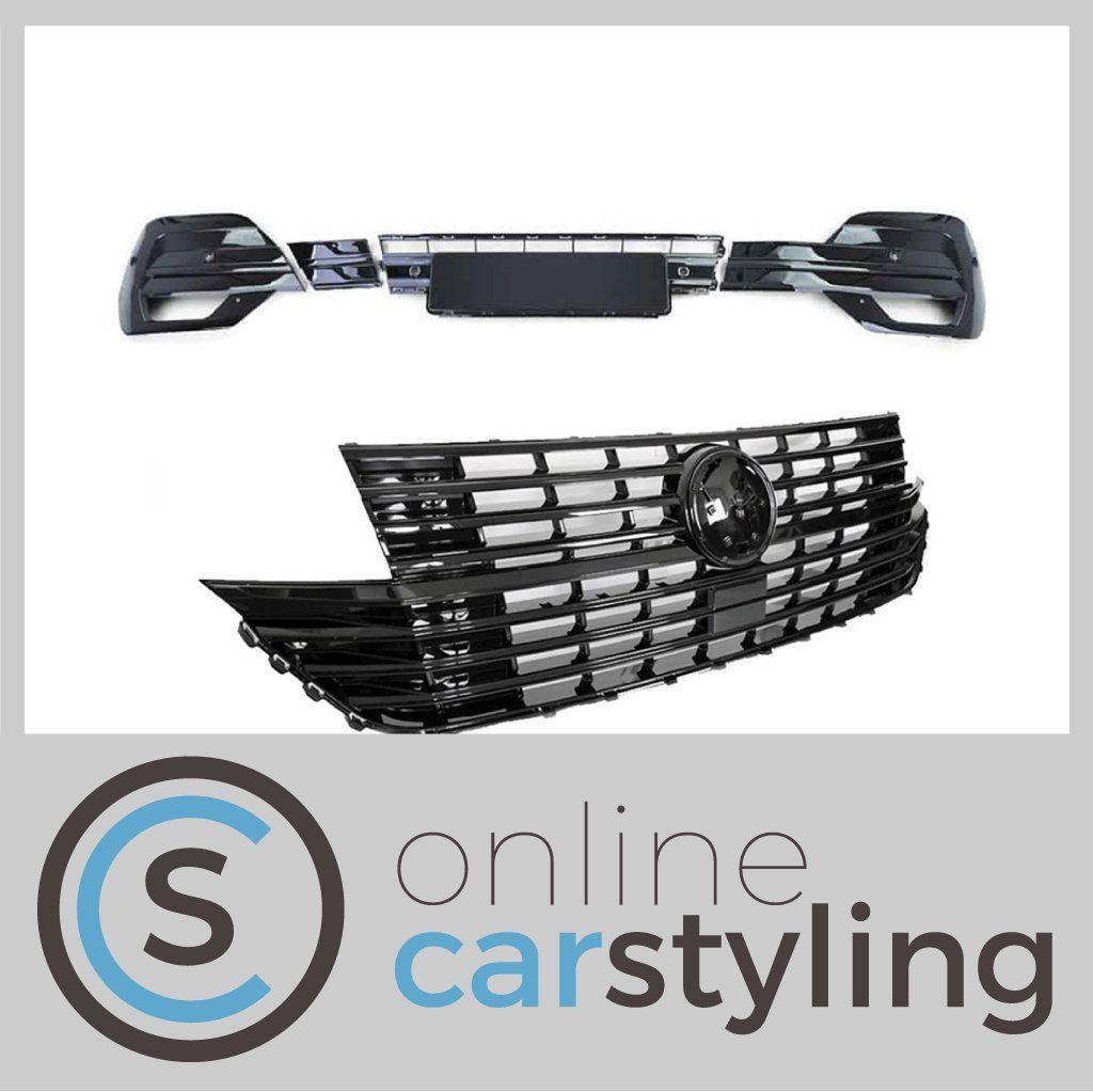 Grill Set VW Transporter T6.1 Glossy Black, Auto-onderdelen, -, Volkswagen, -, Nieuw