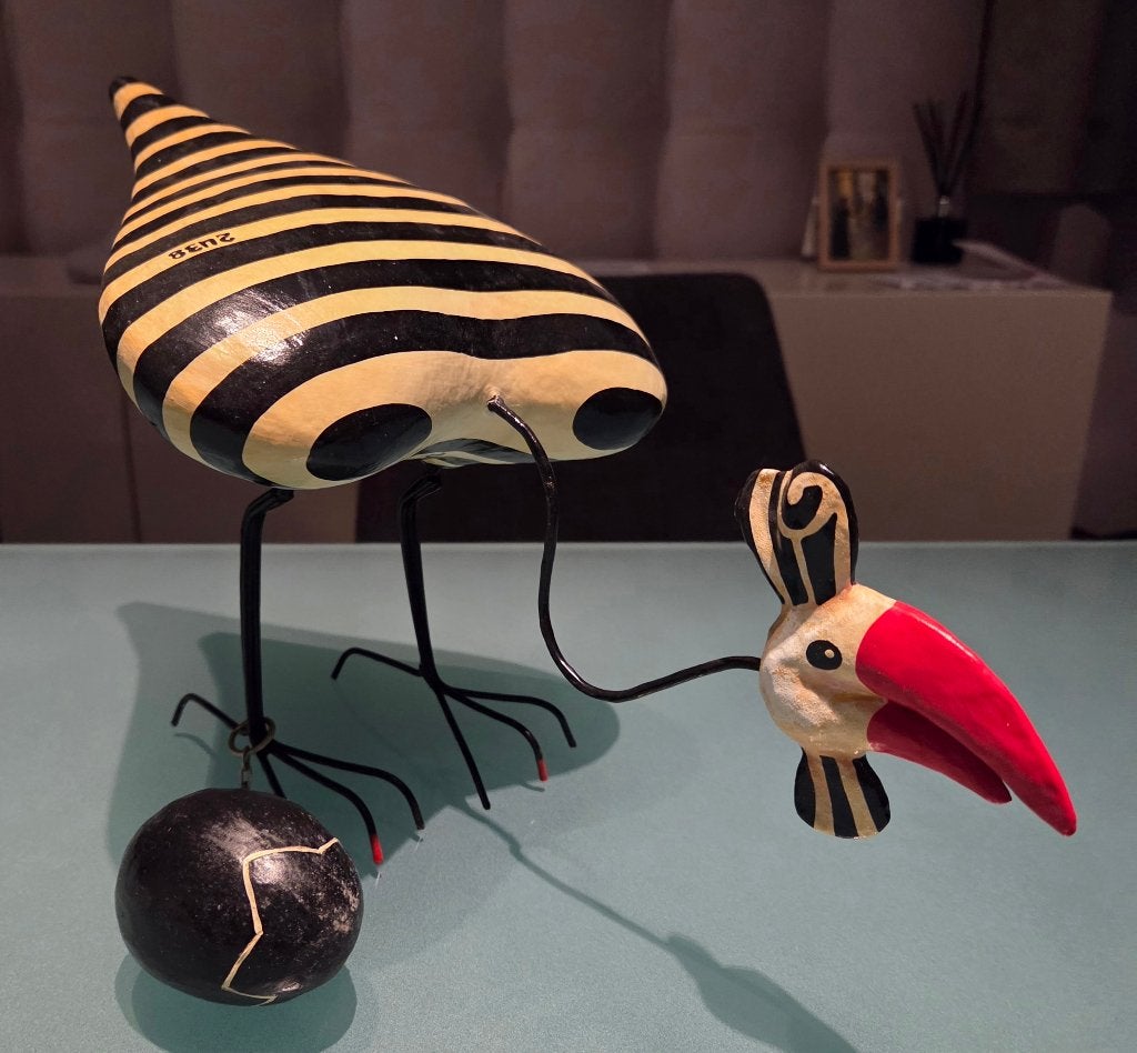 Beeld van Paul Degen: Gevangeniskip, Ophalen, Handgemaakt, 20 - 50 cm, Beeld