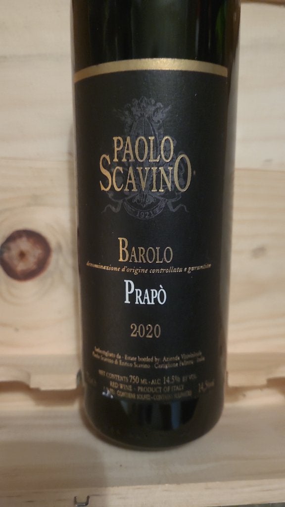 Barolo paolo Scavino Prapo 2020, Verzamelen, Wijnen, Ophalen, Nieuw, Italië, Rode wijn