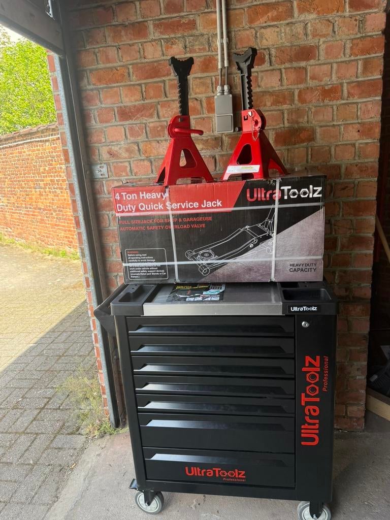 ULTRATOOLZ 7 FULL SERVANT+4 TON JACK+2 KAARSEN 479€!, Ophalen, Gevuld, Nieuw