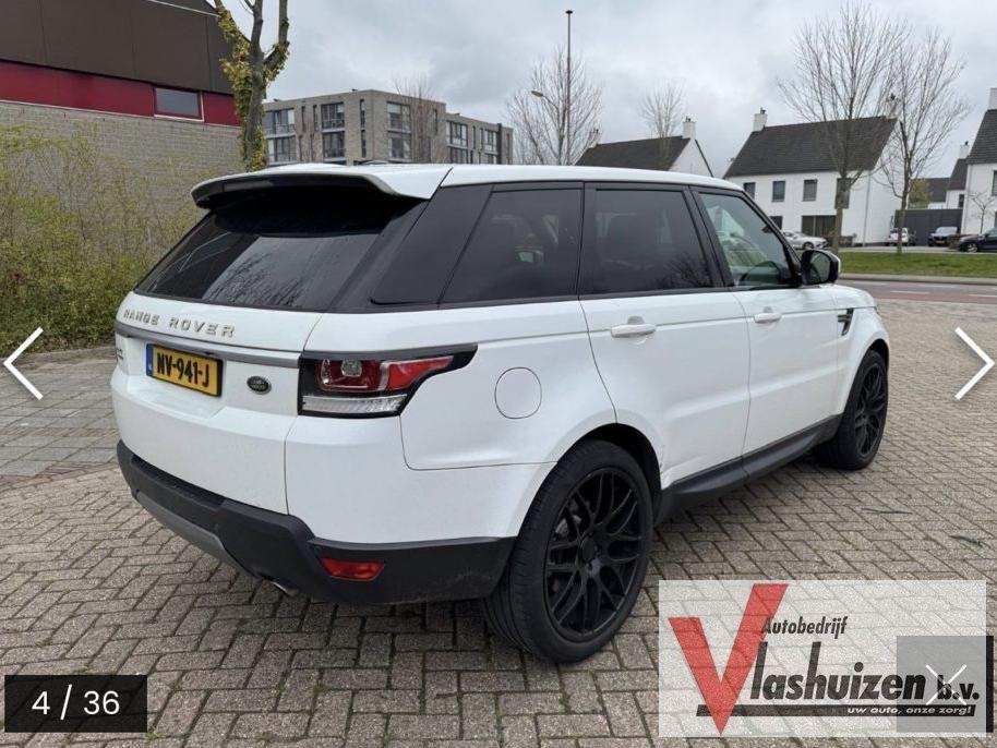 Land Rover Range Rover Sport 3.0 TDV6 HSE Dynamic | € 6.900,, Auto's, Land Rover, Automaat, Zwart, Wit, Bedrijf