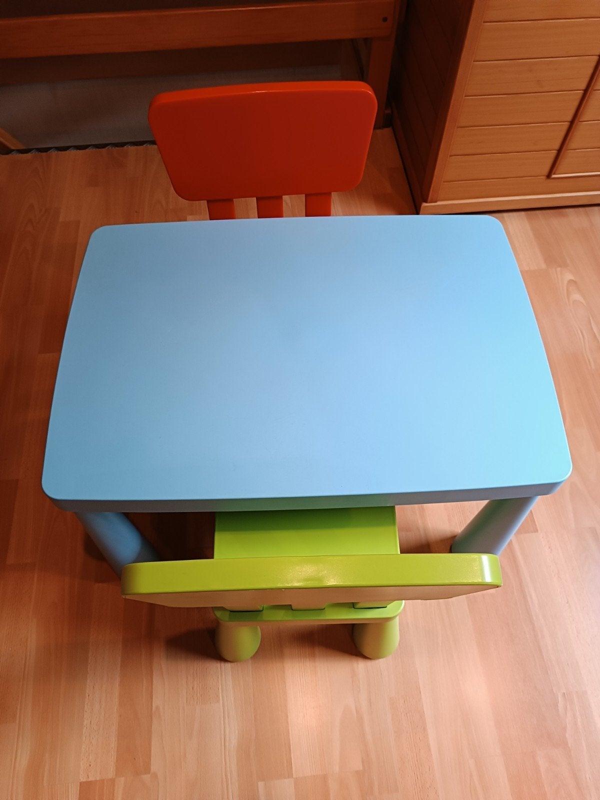 Ikea tafeltje met 2 stoeltjes, Ophalen