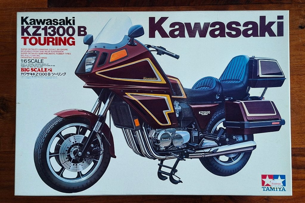Tamiya 1/6 Kawasaki KZ1300B Touring  Originele uitgave 1982, Ophalen, Zo goed als nieuw, Tamiya, Groter dan 1:32