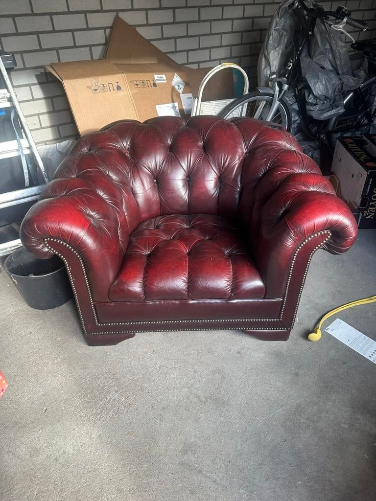 Chesterfield, Huis en Inrichting, Fauteuils, Ophalen, Gebruikt