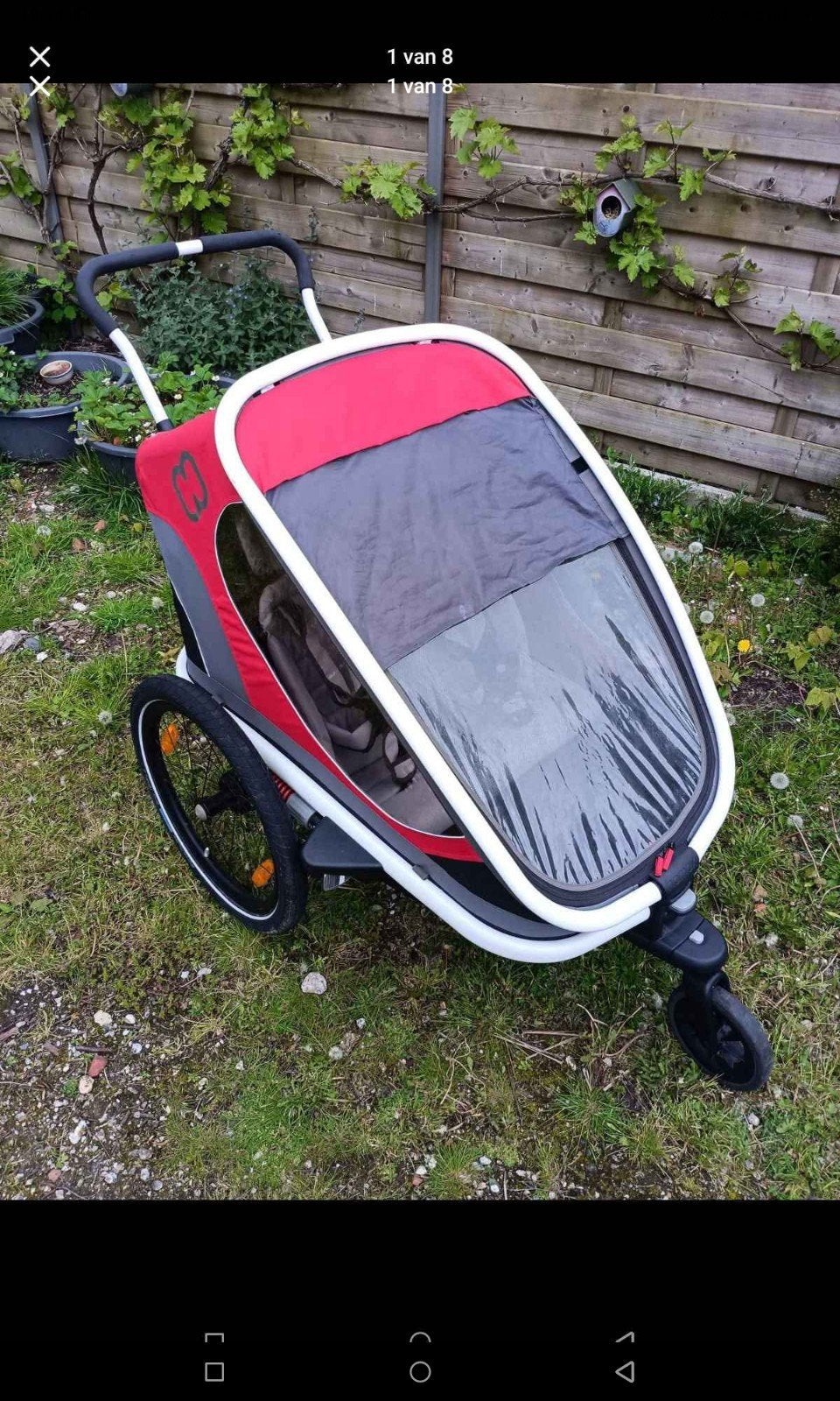 Fietskar Hamax Outback, Ophalen, Vering