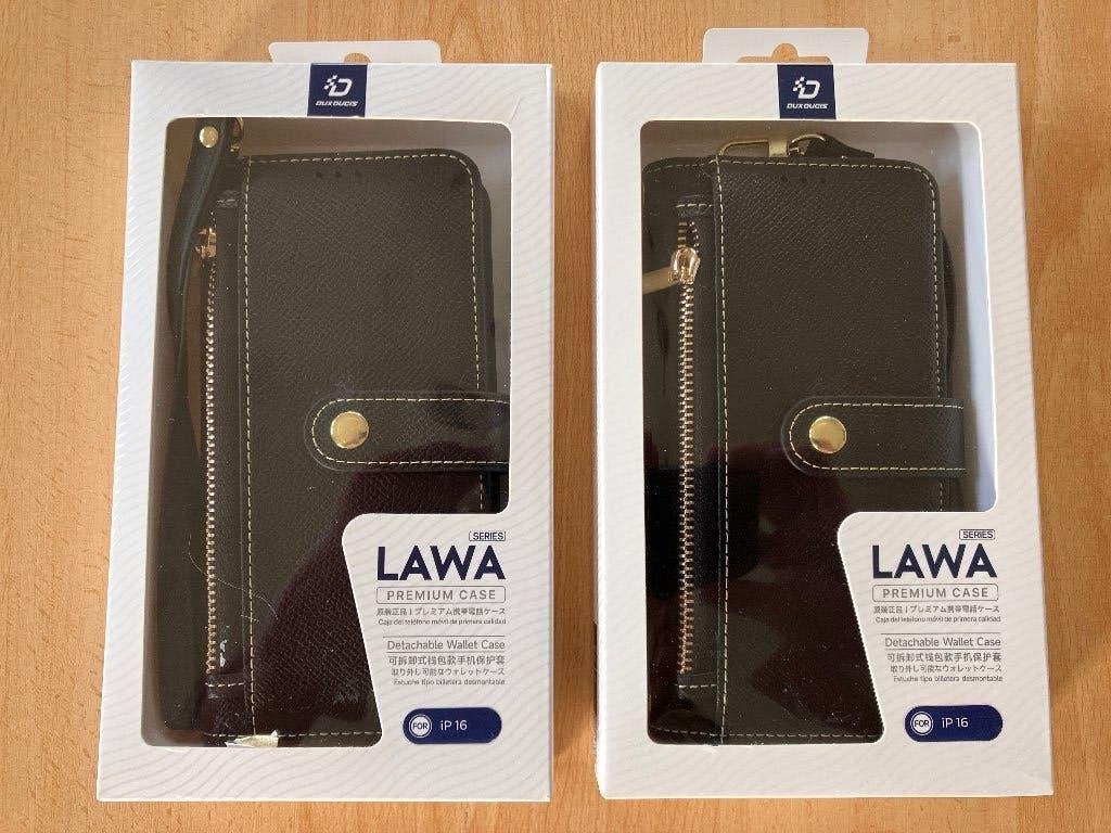 2x Coque de luxe LAWA pour IPHONE 16, Housse ou Sac, IPhone 16, Fermeture magnétique, Comme neuf