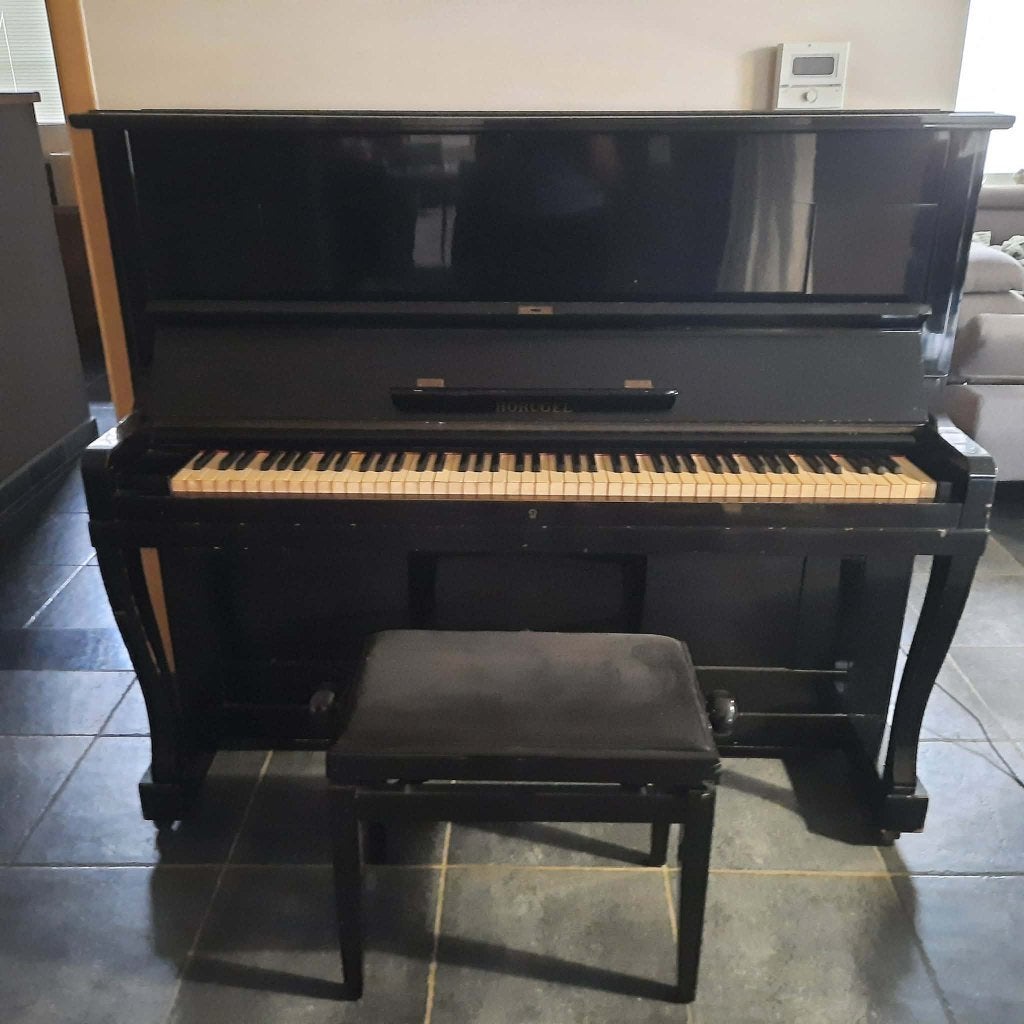 Zwarte buffetpiano, Ophalen, Gebruikt, Zwart, Piano