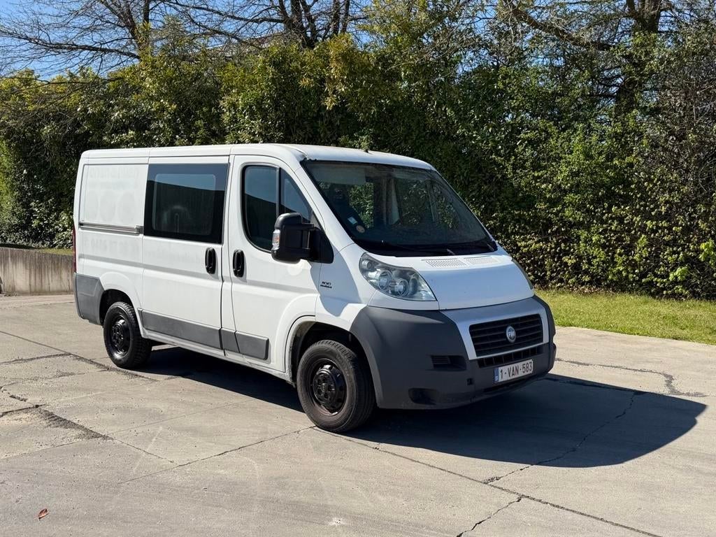 Fiat Ducato, 2.3 diesel, start en rijd, Auto's, 4 deurs, Zwart, Leder, Particulier