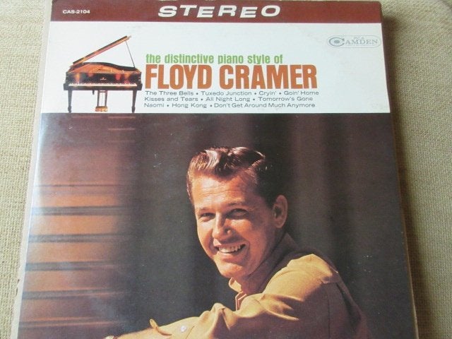 LP Original Floyd Cramer ‎– The Distinctive Piano Style, Cd's en Dvd's, Vinyl | Verzamelalbums, Gebruikt, Fotohoes, Originele persing