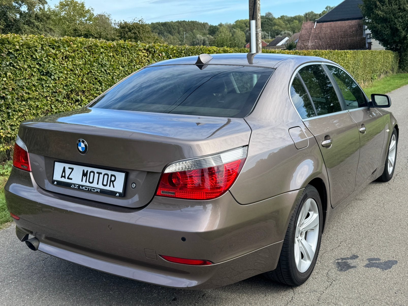 Bmw 520 dA 2007 120Kw Boite Auto Cuir Gps Très Propre Ct ok, Auto's, Automaat, 1998 cc, Bruin, 5 deurs