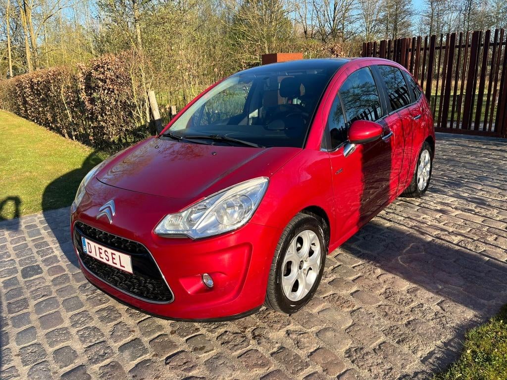 Citroën C3 1.6 HDI Exclusive / 246.679 km / Euro 5, Autos, Rouge, Euro 5, Achat, Entreprise
