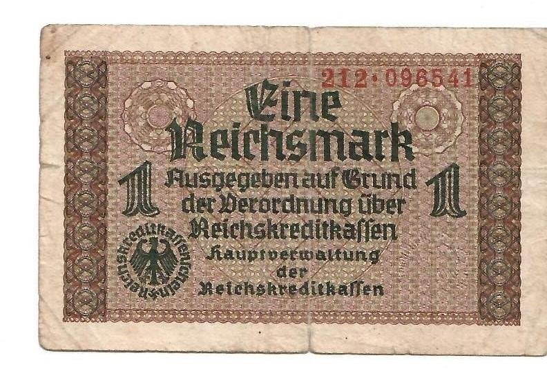 Eine Reichsmark 212.096541, Ophalen of Verzenden