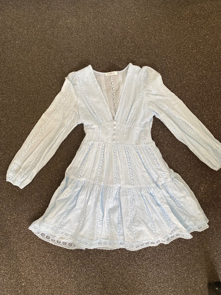 Jurk, Ophalen, Maat 36 (S), Blauw