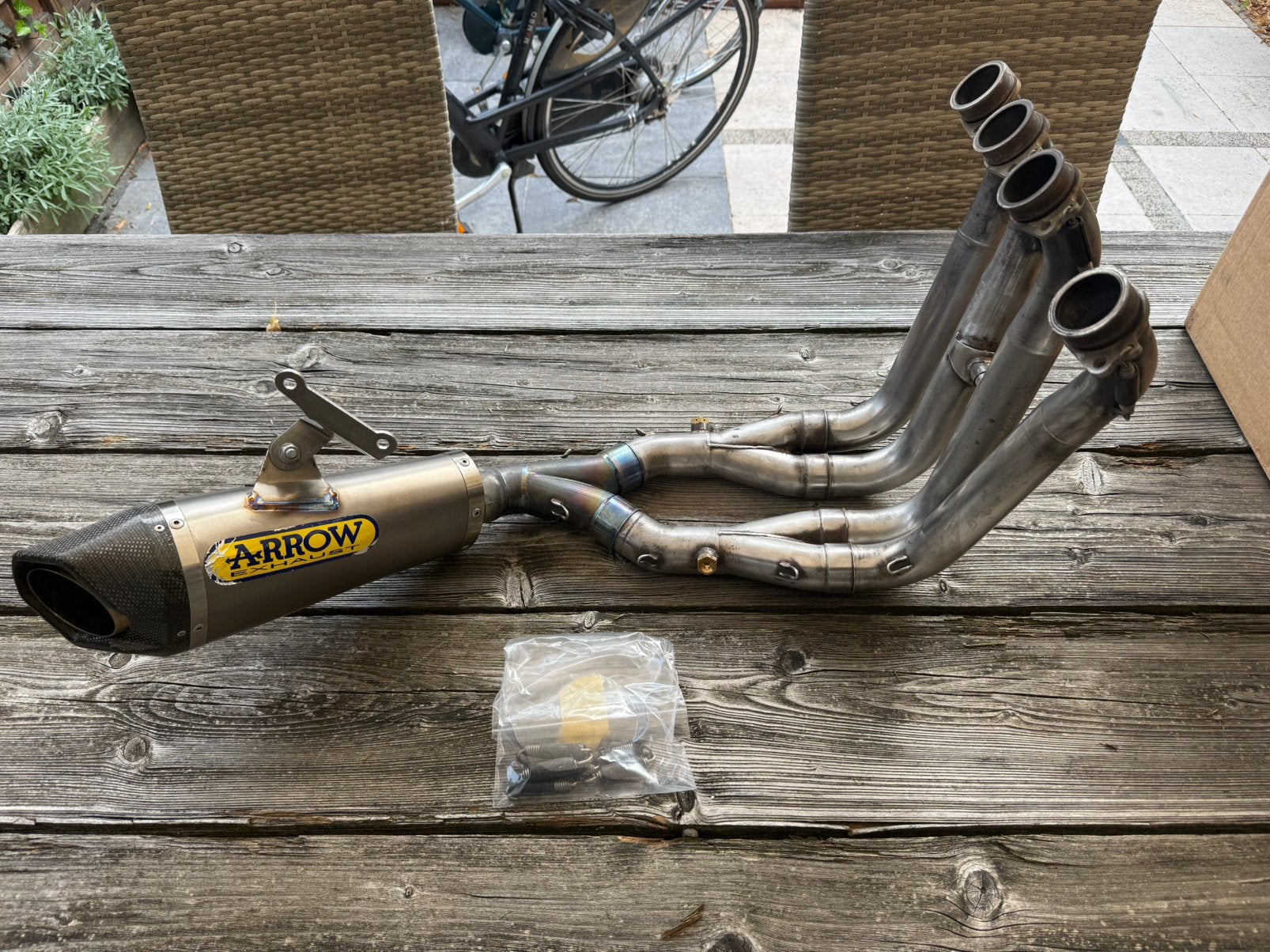 Bmw s1000rr 2009-2018 Arrow uitlaatsysteem, Ophalen of Verzenden, Gebruikt