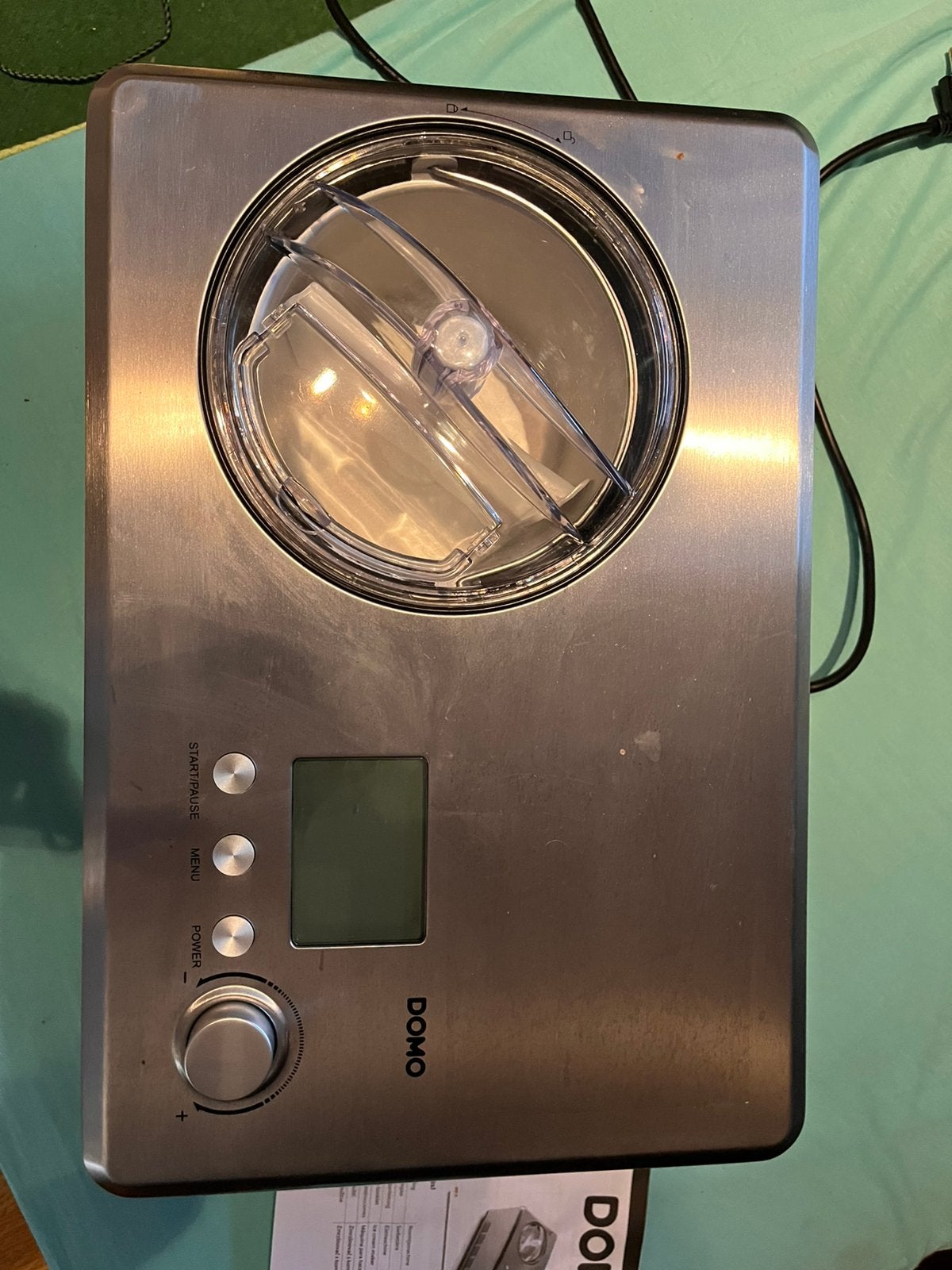 Domo ijsmachine met compressor 2 L, Ophalen, Zo goed als nieuw