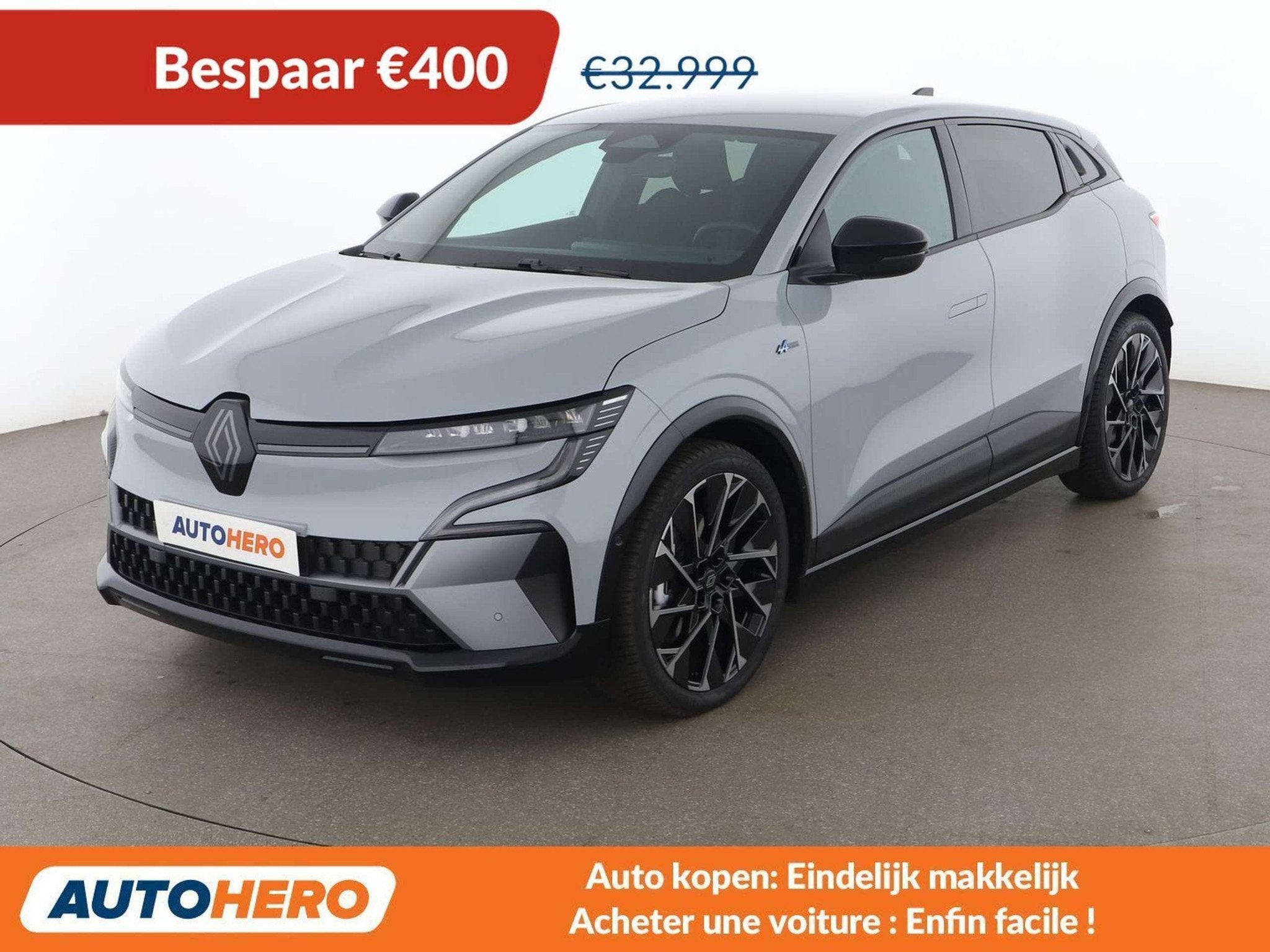 Renault Mégane E-Tech electric drive 160 kW Esprit Alpine, Gebruikt, Zwart, 1719 kg, Geheel digitaal combi-instrument