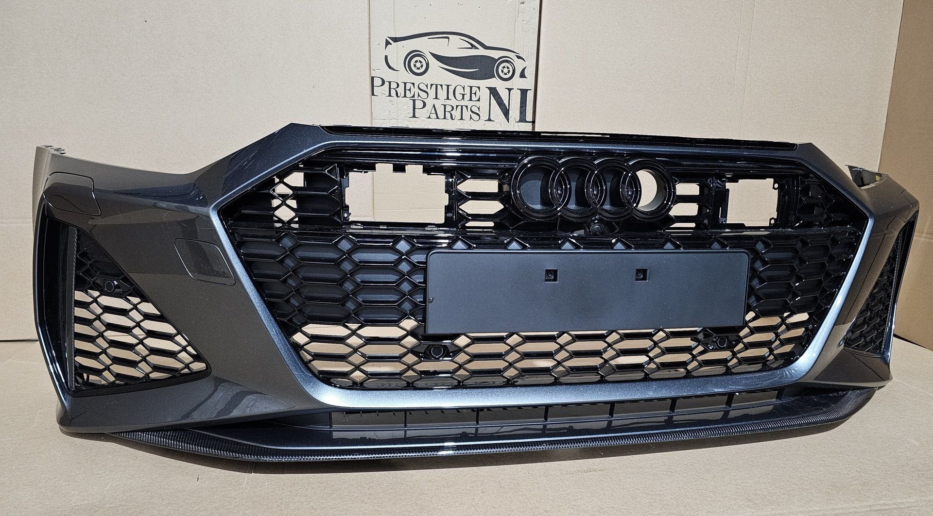Voorbumper Audi A6 C8 4K RS6 ORIGINEEL PDC KLS CAMERA CARBON, Autos : Pièces & Accessoires, Carrosserie & Tôlerie, Pare-chocs