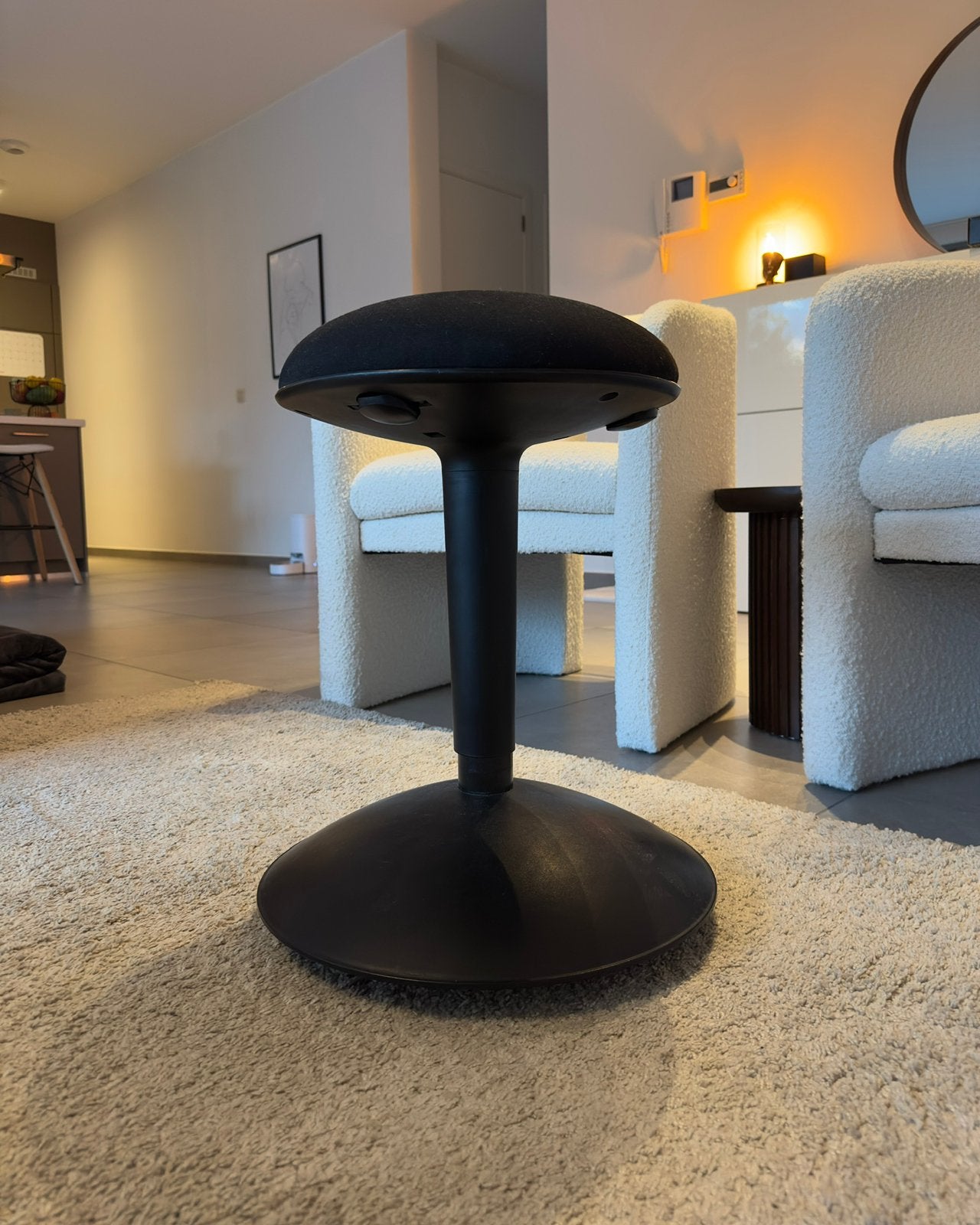 IKEA NILSERIK zit-/stasteun – Zwart, Huis en Inrichting, Ophalen, Zo goed als nieuw