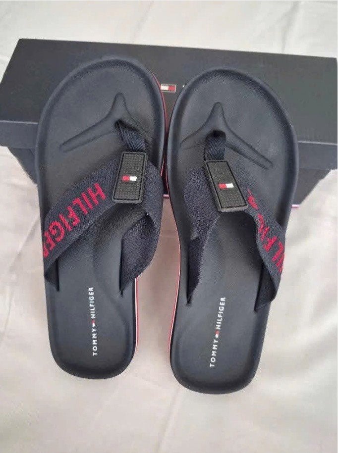 Slippers Tommy Hilfiger, Kleding | Heren, Blauw, Zo goed als nieuw, Tommy hilfiger, Ophalen