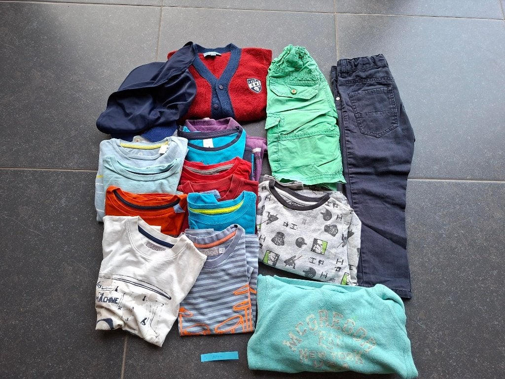 Kledingpakket jongen (maat 104 4j), Ophalen of Verzenden, Zo goed als nieuw, Maat 104