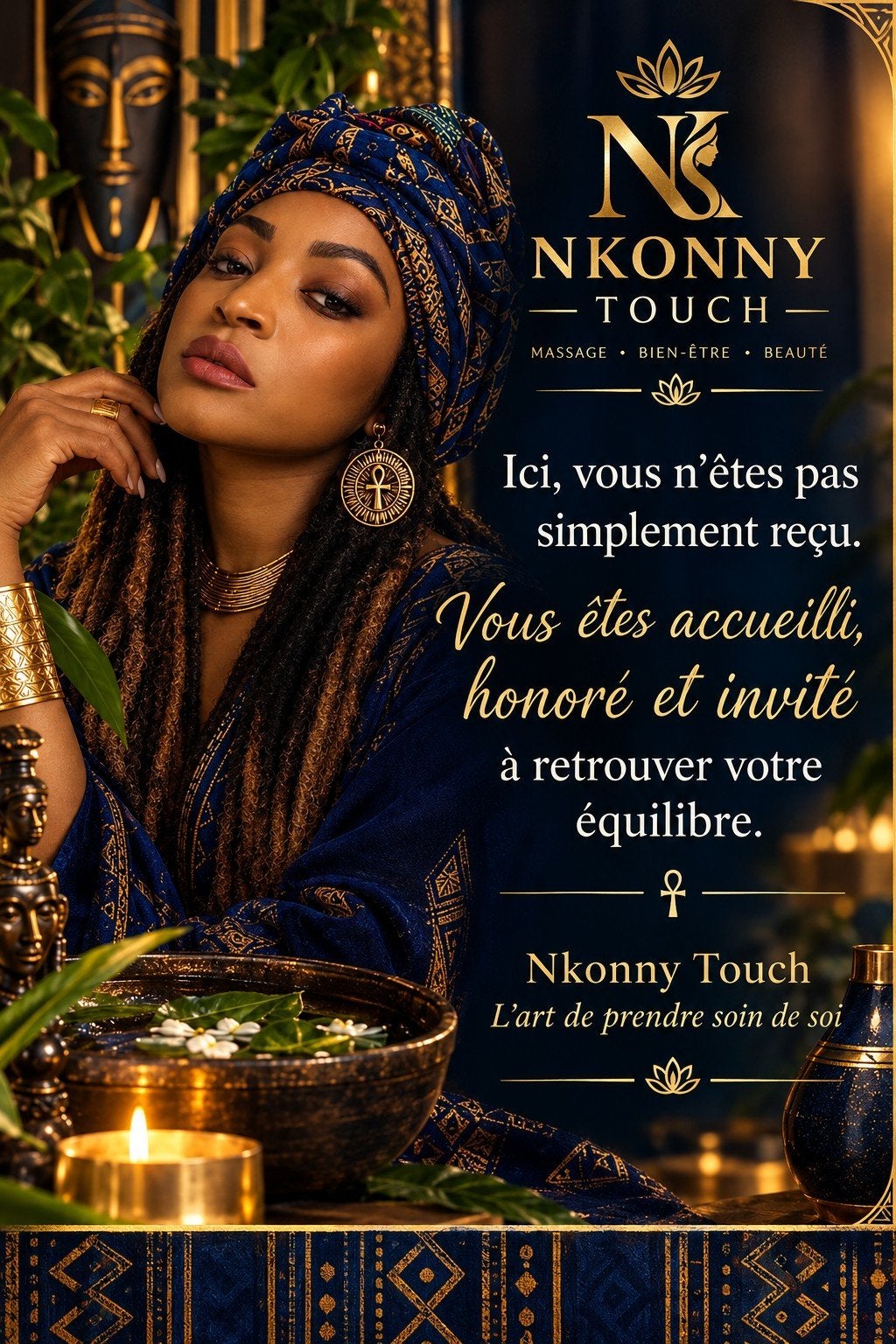 Nkonny Touch, Services & Professionnels, Massage relaxant