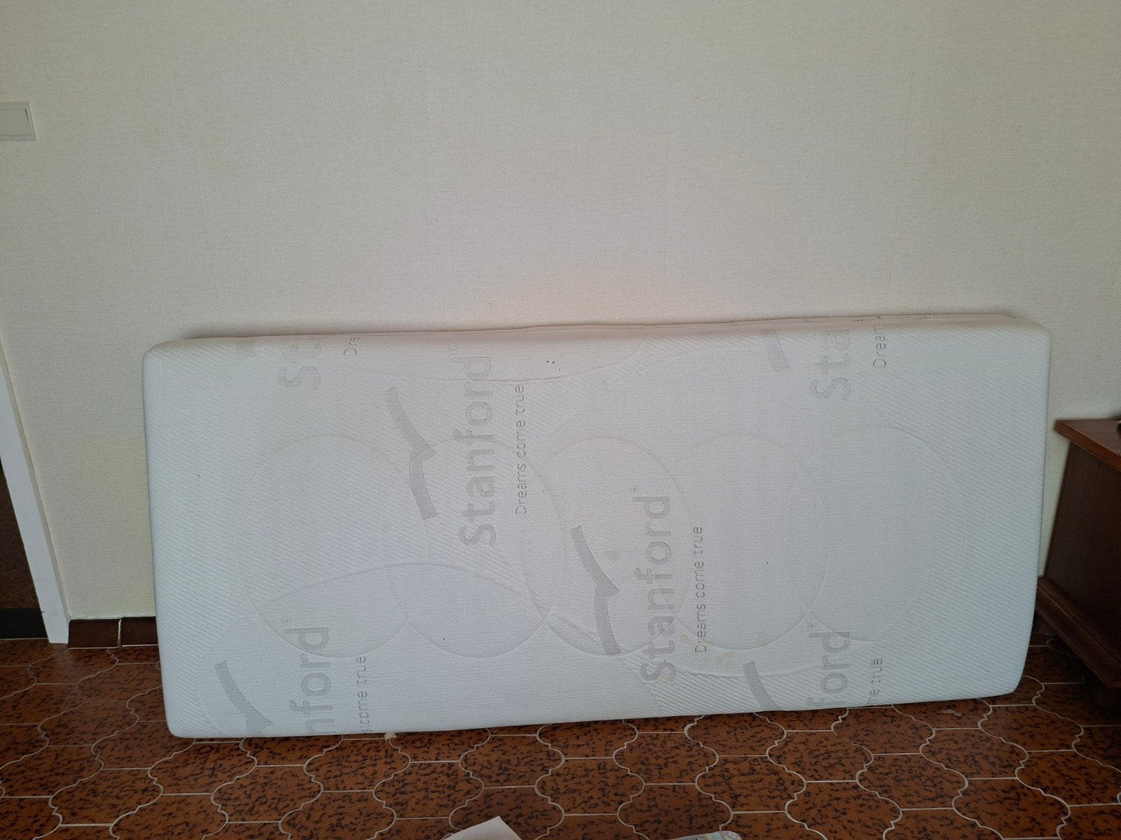 matras voor 1 persoonsbed, Ophalen