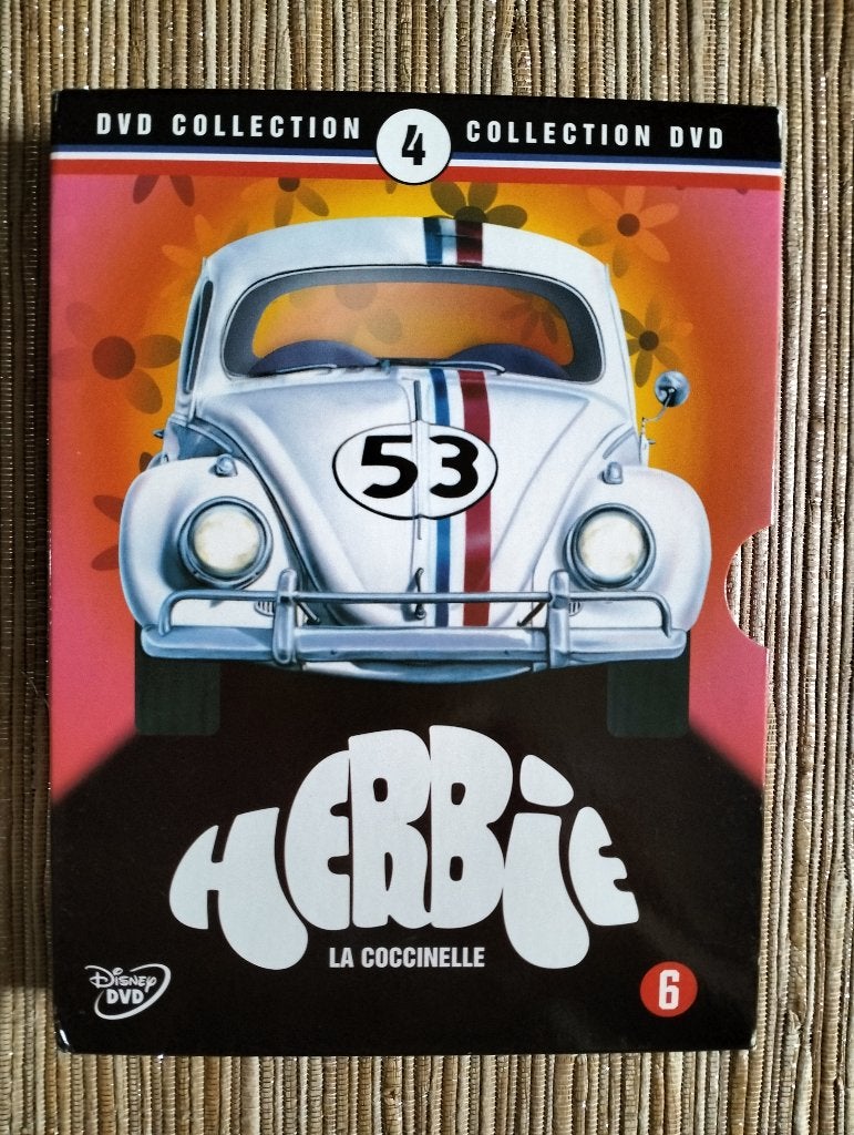 4  DVD  Herbie la coccinelle, Ophalen, Zo goed als nieuw