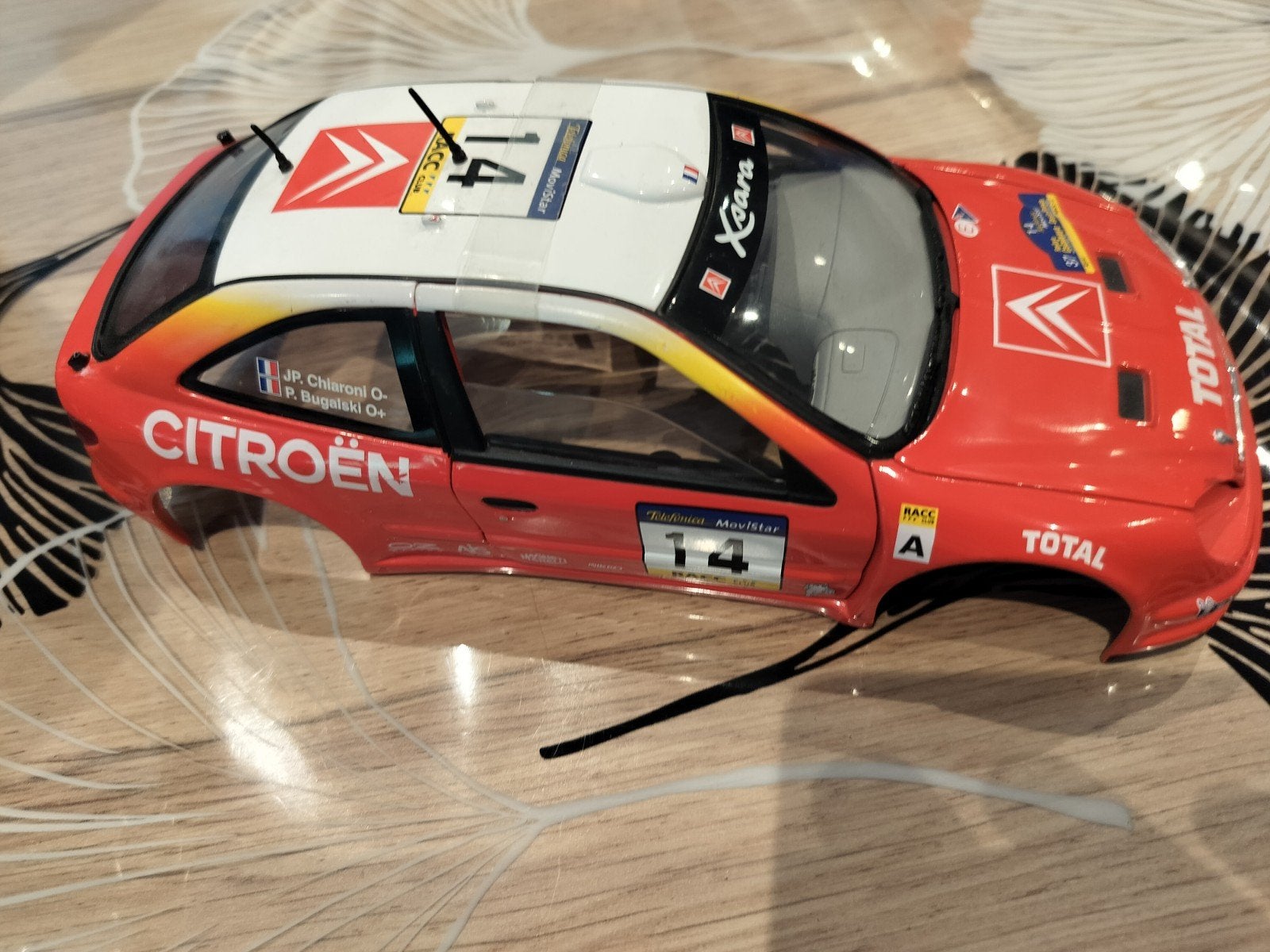 Carrosserie Citroën Xsara WRC 1:18 – Carrosserie peinte – Ra, Enlèvement ou Envoi, Utilisé, Voiture, Solido