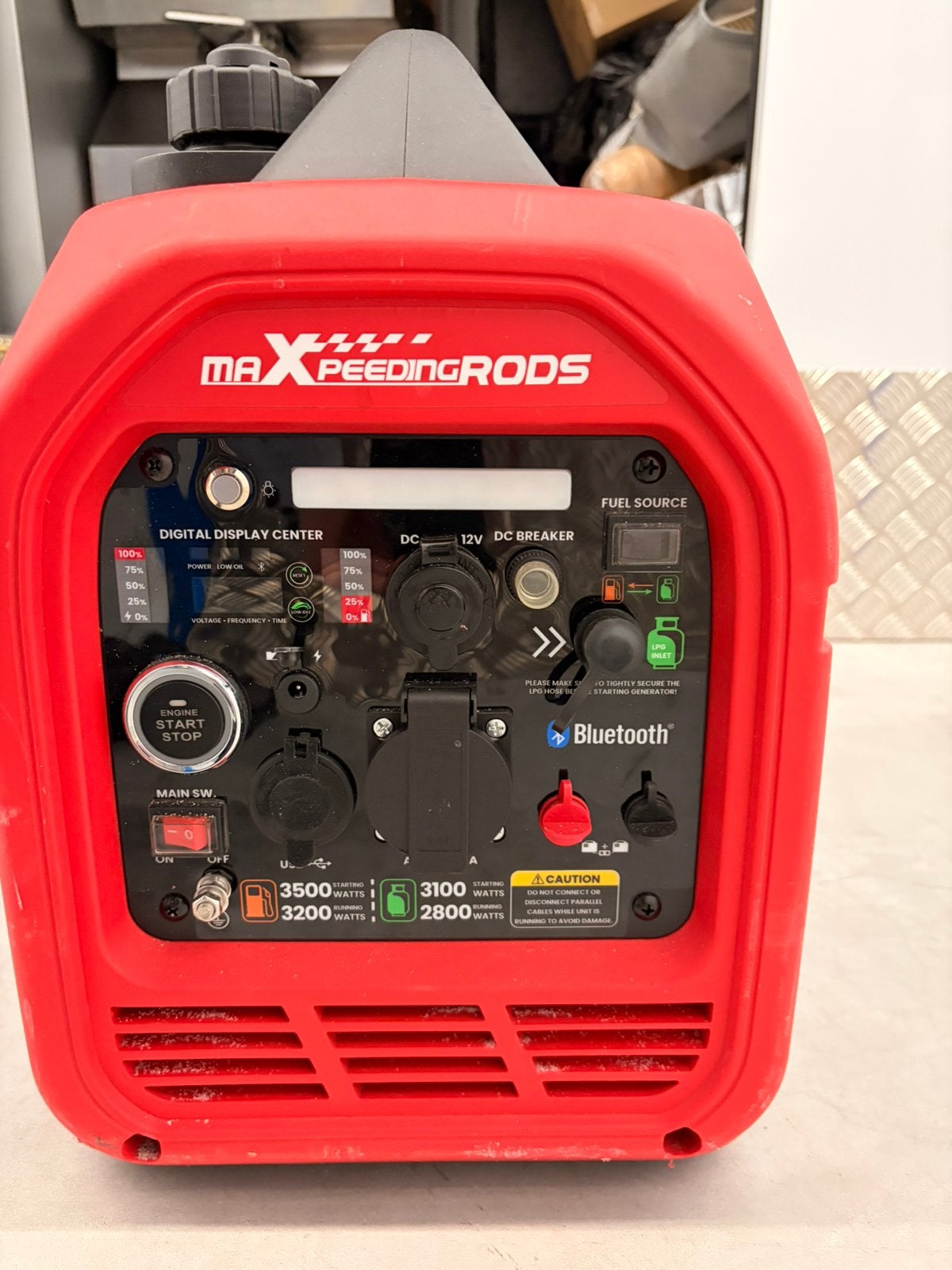 Generator inverter silencieux 4000 w Benzine + Lpg, Enlèvement, Comme neuf