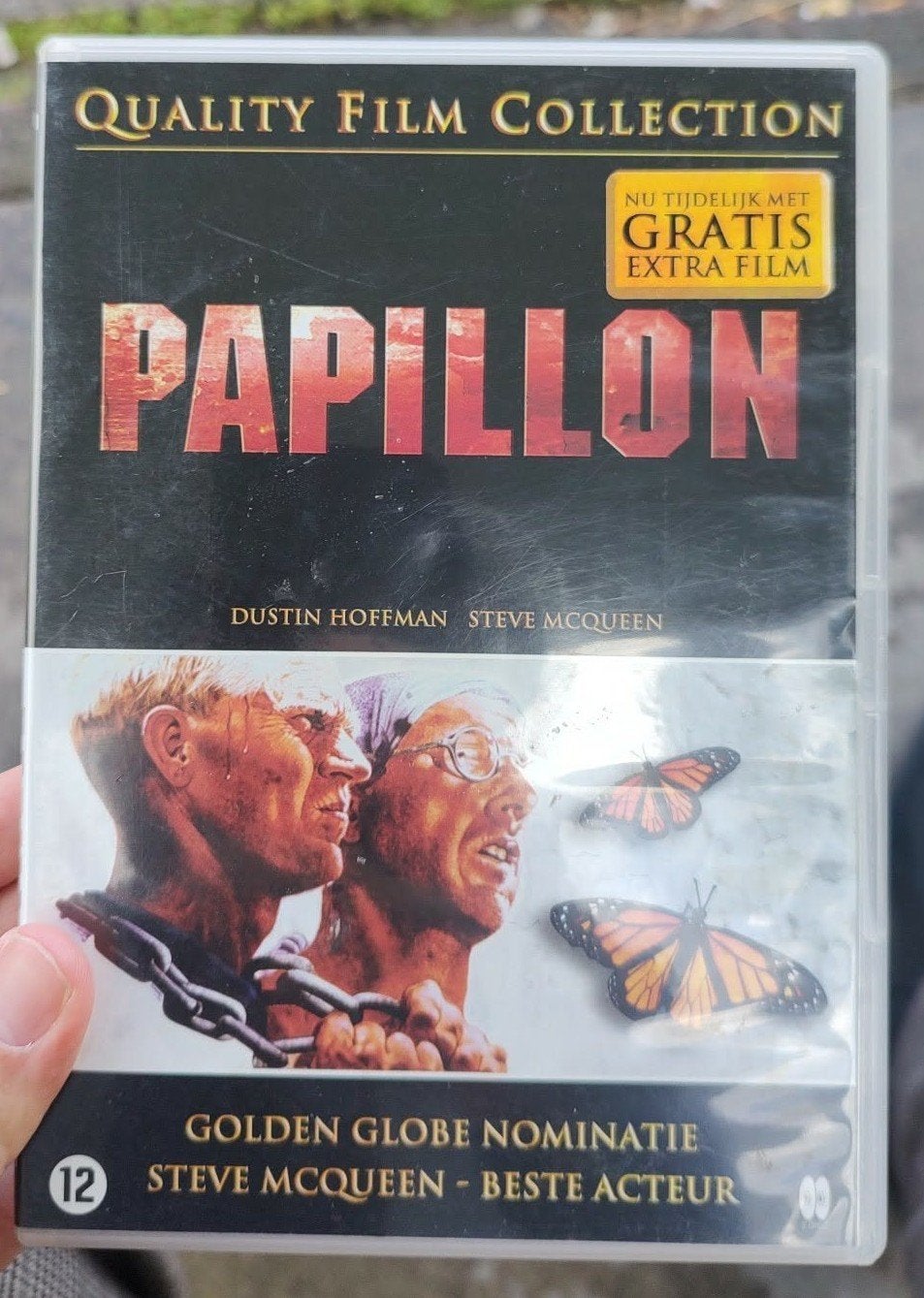 Papillon met Dustin Hoffman, CD & DVD, DVD | Classiques, Comme neuf, 1960 à 1980, À partir de 12 ans, Action et Aventure
