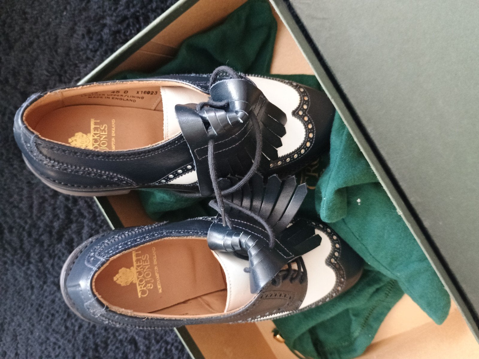 CROCKETT&JONES Golf Schoenen leer, Verzenden, Wit