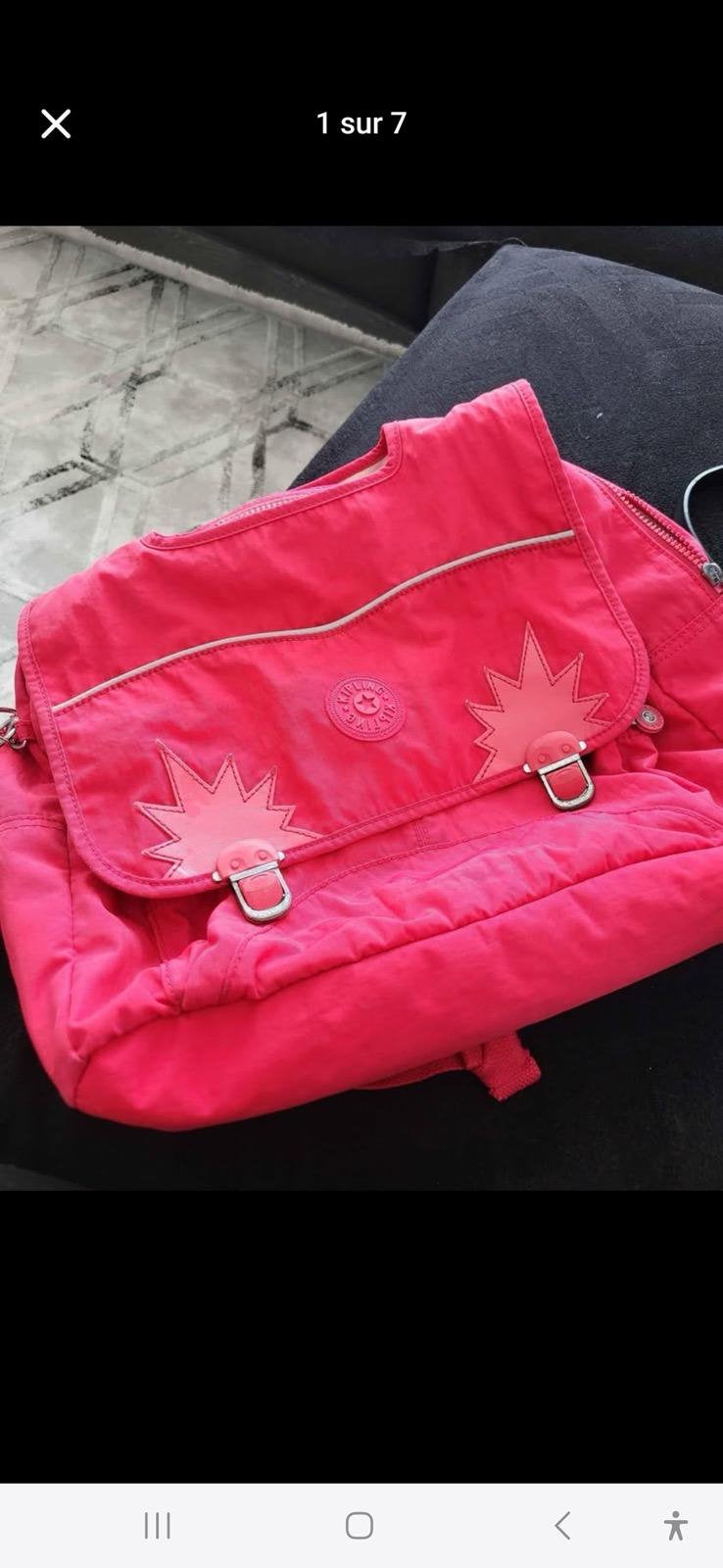Cartable Kipling primaire 1,2,3 comme neuf, Enlèvement, Comme neuf