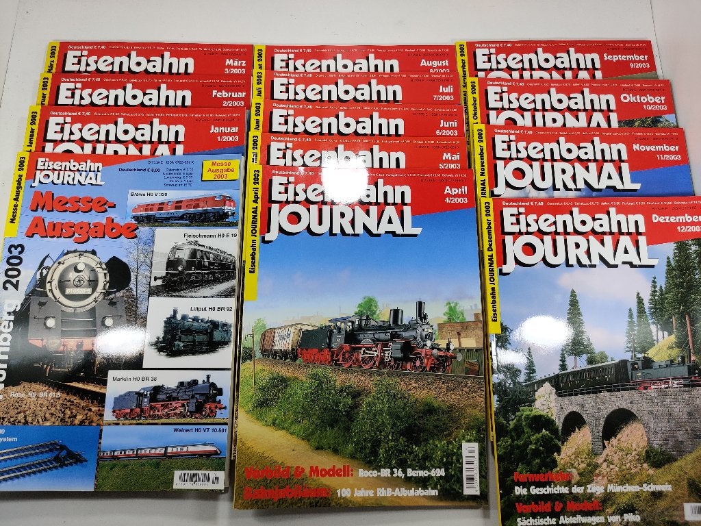 Eisenbahn Journal diverse jaargangen, Autres marques, Enlèvement ou Envoi, Livre, Revue ou Catalogue, Comme neuf