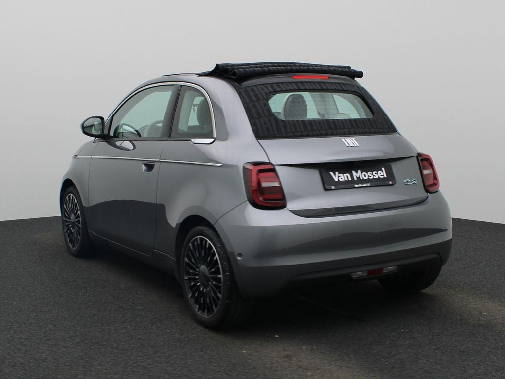 Fiat 500C La Prima 42 kWh (automatique), Autos, 1305 kg, Argent ou Gris, Achat, 87 kW