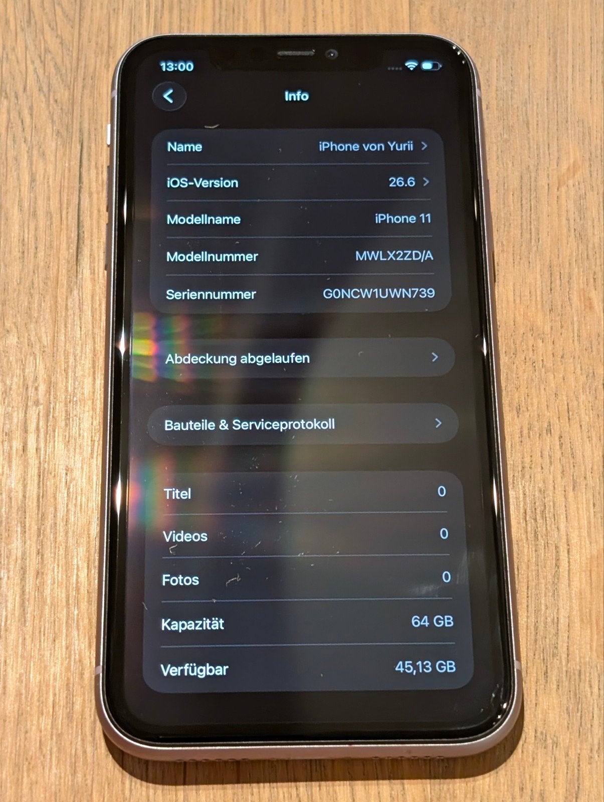 Iphone 11 64GB paars, Telecommunicatie, Mobiele telefoons | Apple iPhone, Paars, 77 %, Zo goed als nieuw, 64 GB