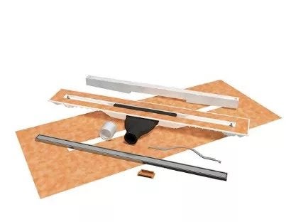 CarroDrain vloergoot Cayman LOW met inox rooster 70cm, Doe-het-zelf en Bouw, Ophalen, Nieuw, Inox, Douche
