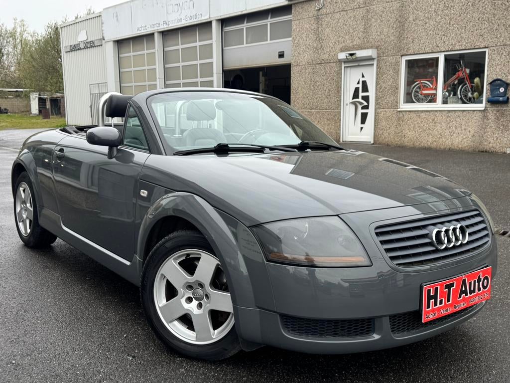 Audi TT 1.8 Turbo 20v/Etat Neuf/Gris Nardo/Cabriolet, Autos, Cuir, Argent ou Gris, 110 kW, Entreprise