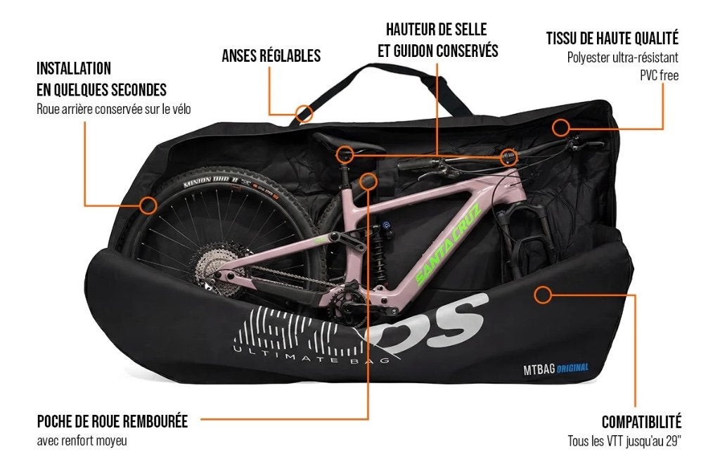 Housse de transport VTT Buds-sport, Vélos & Vélomoteurs, Enlèvement, Neuf