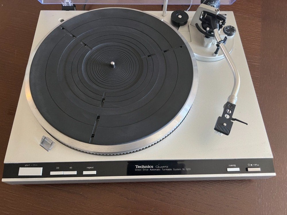 Technics SL-Q33, gereviseerd, originele kap, Ophalen, Gebruikt, Automatisch, Platenspeler
