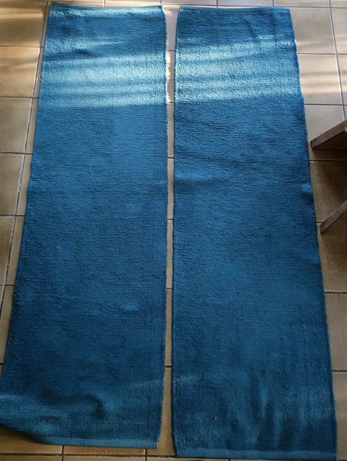 Tapijten blauw, Ophalen, Zo goed als nieuw, Blauw, Tapijt
