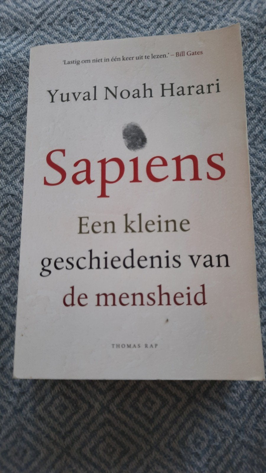 Yuval Noah HARARI Sapiens, Boeken, Geschiedenis | Wereld, Gelezen, Ophalen of Verzenden