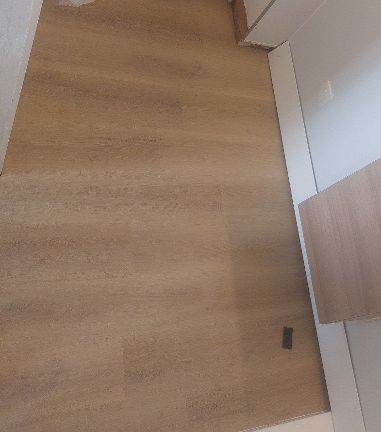 Vinyl vloer, Huis en Inrichting, Ophalen, Bruin, Nieuw, Minder dan 10 m²
