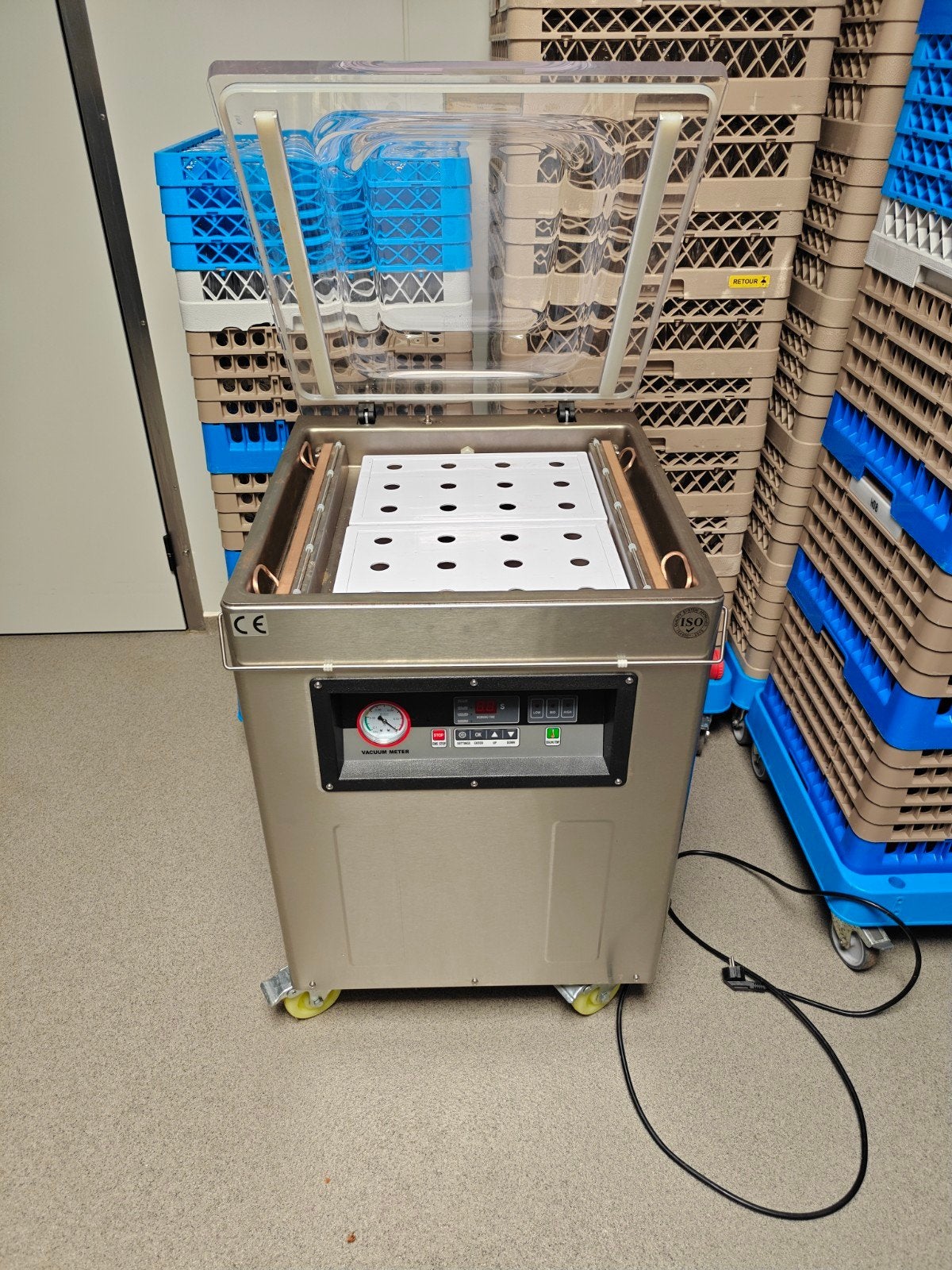 Grote vacuümmachine. Optie met gas!, Ophalen
