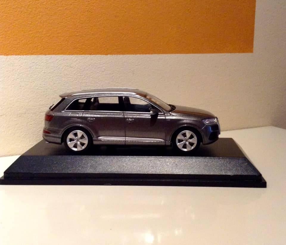 Spark Audi Q7-1/43-zilver, Ophalen of Verzenden, Nieuw, Auto's